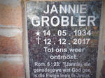 GROBLER Jannie 1934-2017