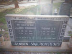 RENSBURG Jacobus Hendrikus, Jansen van 1891-1978 & Susanna J.H. 1905-1998