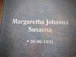 ? Margaretha Johanna Susanna 1931-