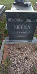 TOERIEN Hendrika Janetta 1981-1994