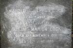 COCK Harold Adolphus 1891-1954 & Pauline Marion 1901-1985