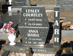 TARR Lesley Courtley 1936-2003 & Anna Maria 1940-2007