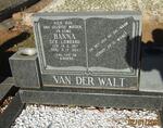 WALT Hanna, van der nee LOMBARD 1917-2011