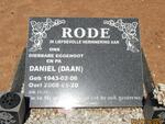 RODE Daniel 1943-2008