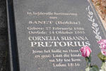 PRETORIUS Cornelia Susanna 1986-1995