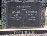 PRETORIUS Lodewikus Andreas 1896-1972 & Johanna C.W. NEL 1900-1981