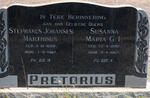 PRETORIUS Stephanus Johannes Marthinus 1889-1967 & Susanna Maria G.L. 1892-1967