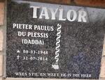 TAYLOR Pieter Paulus Du Plessis 1948-2014