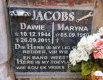JACOBS Dawie 1944-2011 & Maryna 1950-