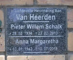 HEERDEN Pieter Willem Schalk, van 1934-2013 & Anna Margaretha 1942-2018