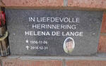 LANGE Helena, de 1956-2016