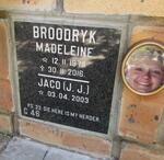 BROODRYK Madeleine 1978-2016 :: BROODRYK J.J. 2003-
