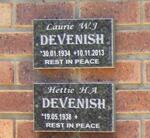 DEVENISH Laurie W.J. 1934-2013 and H.A. 1938-
