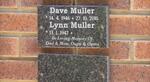MULLER Dave 1946-2010 & Lynn 1947-