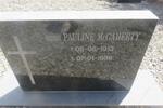 MCGAHERTY Pauline 1913-1999