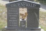 GROENEWALD Anna Helena 1958-2015