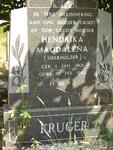 KRUGER Hendrika Magdalena nee OBERHOLZER 1901-1982
