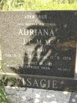 VISAGIE Adriana J.C.M.M. nee RAS 1908-1974