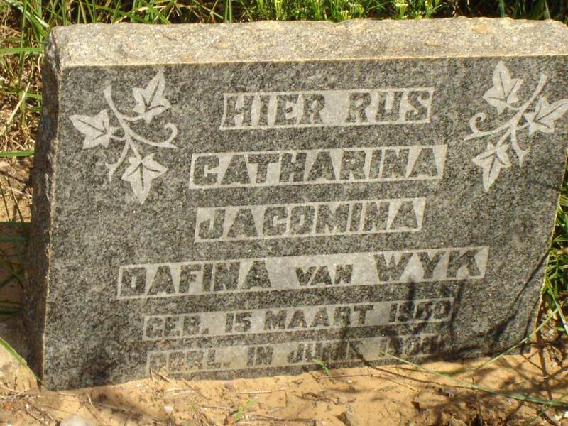 WYK Catharina Jacomina Dafina, van 1900-1900