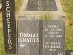 SCHEEPERS Thomas Ignatius 1925-1999