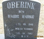OBERINK Bernardus Hendrikus 1946-2007