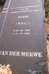 MERWE M.D.C., van der 1933-2002