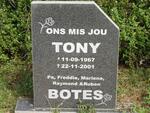 BOTES Tony 1967-2001