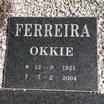 FERREIRA Okkie 1921-2004