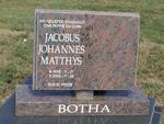 BOTHA Jacobus Johannes Matthys 1938-2002