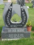 MERWE Ronnie, van der 1939- & Sussana 1944-2003