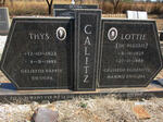 CALITZ Thys 1923-1992 & Lottie DU PLESSIS 1925-1983
