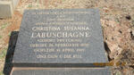 LABUSCHAGNE Christina Susanna nee PRETORIUS 1908-1989