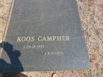 CAMPHER Koos 1937-1975