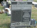 BOTHA Maria Johanna Hendrika 1952-1998