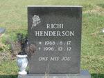 HENDERSON Richi 1968-1996