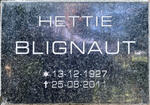 BLIGNAUT Hettie 1927-2011