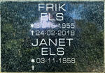 ELS Frik 1955-2018 & Janet 1958-