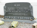 WESTHUIZEN Marthinus Christoffel, v.d. 1904-1981 & Maria Adele ZIETSMAN 1912-1978