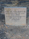 VILLIERS Jan, de -1842