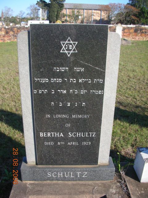 SCHULTZ Bertha -1929