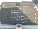UYS Coenraad B. 1893-1974 & Gertruida E.P. RETIEF 1897-1985