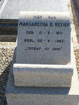 RETIEF Margaretha E. 1871-1957