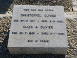 OLIVIER Christoffel 1877-1943 & Eliza A. 1882-1956