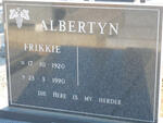 ALBERTYN Frikkie 1920-1990
