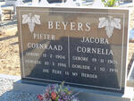 BEYERS Pieter Coenraad 1904-1986 & Jacoba Cornelia 1905-1991