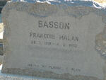 BASSON Francois Malan 1918-1972