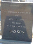 BASSON Anna Elizabeth nee FAURE 1896-1952
