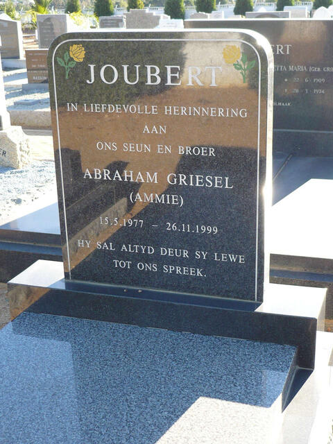 JOUBERT Abraham Griesel 1977-1999