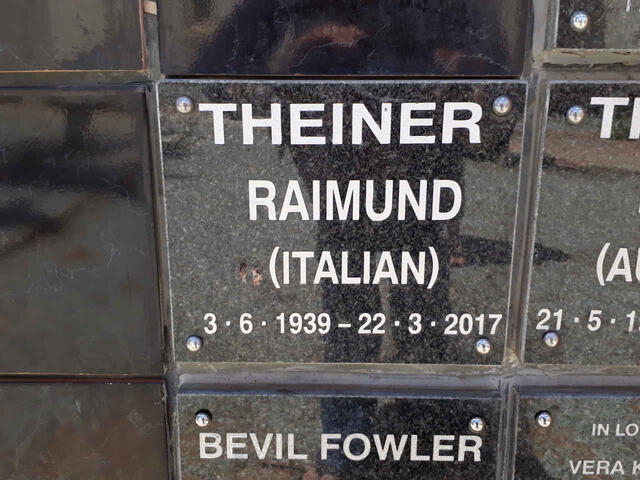 THEINER Raimund 1939-2017