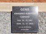 GENIS Johannes Albertus 1967-2013